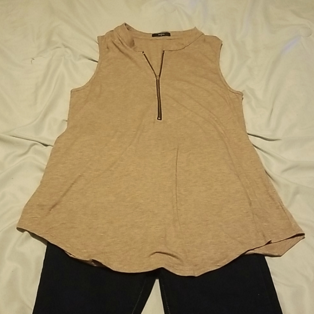 Marbetia Zippered Tank